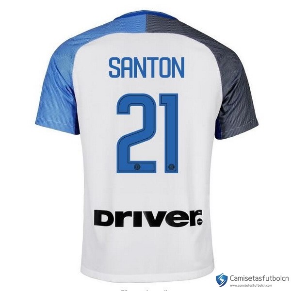 Camiseta Inter Segunda equipo Santon 2017-18